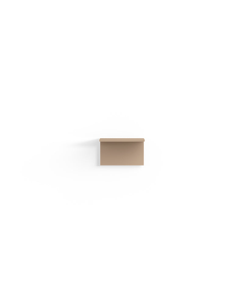 Display Cappuccino - 32cm shelf in beige melamine